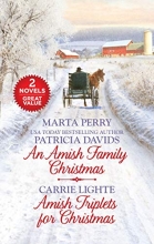 Cover art for An Amish Family Christmas and Amish Triplets for Christmas: A 2-in-1 Collection (Harlequin Love Inspired)