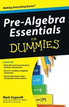 Cover art for Pre-Algebra Essentials For Dummies.