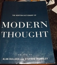 Cover art for The Norton Dictionary of Modern Thought