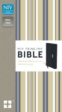 Cover art for NIV, Trimline Bible, Bonded Leather, Navy, Red Letter Edition