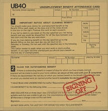 Cover art for UB40 - Signing Off - Graduate Records - INT 166.700