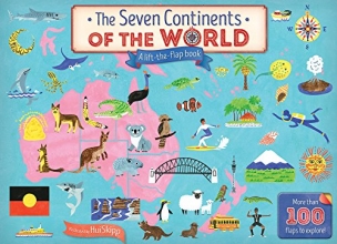 Cover art for The Seven Continents of the World, a Lift the Flap Book