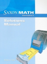 Cover art for Saxon Math: Intermediate 5, Solutions Manual