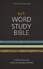 Cover art for KJV, Word Study Bible, Hardcover, Red Letter Edition: 1,700 Key Words that Unlock the Meaning of the Bible