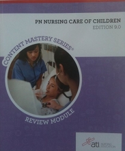 Cover art for PN Nursing Care of Children Edition 9.0 Content Mastery Series Review Module