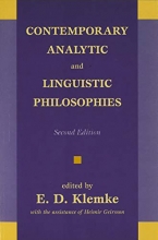 Cover art for Contemporary Analytic and Linguistic Philosophies