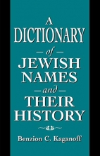 Cover art for A Dictionary of Jewish Names and Their History