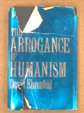 Cover art for The arrogance of humanism