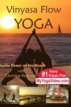 Cover art for Vinyasa Flow Yoga, Gentle Power on the Beach, Intermedite & Advanced, a ***Practice DVD***
