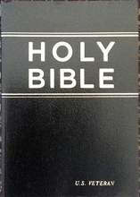 Cover art for Holy Bible - King James Version, Extra Large Print (American Bible Society, U.S. Veteran Edition)