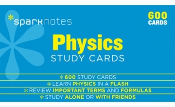 Cover art for Physics SparkNotes Study Cards