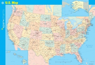 Cover art for U.S. Map SparkCharts