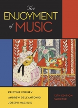 Cover art for The Enjoyment of Music (Shorter Twelfth Edition)