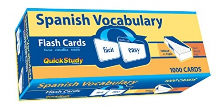 Cover art for Quick Study-Spanish Vocabulary Flash Cards-1000 cards
