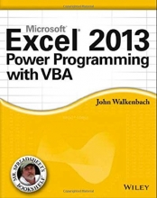 Cover art for Excel 2013 Power Programming with VBA