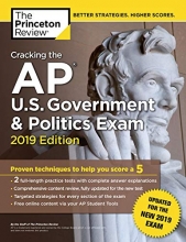 Cover art for Cracking the AP U.S. Government & Politics Exam, 2019 Edition: Revised for the New 2019 Exam (College Test Preparation)