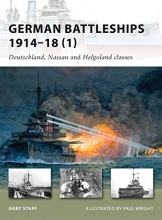 Cover art for German Battleships 191418 (1): Deutschland, Nassau and Helgoland classes (New Vanguard)