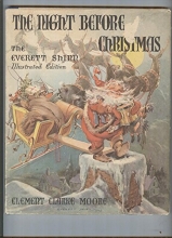 Cover art for The Everett Shinn Illustrated Edition of The Night Before Christmas.