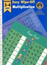Cover art for Easy Wipe-Off Multiplication: Grades 3-4 Math (Home Learning Tools)