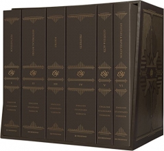 Cover art for ESV Reader's Bible, Six-Volume Set (Softcover with Permanent Slipcase)