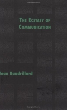 Cover art for The Ecstasy of Communication (Foreign Agents)