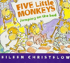 Cover art for Five Little Monkeys Jumping on the Bed (board book) (A Five Little Monkeys Story)