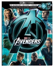 Cover art for Avengers 4k UHD BLURAY Digital Steelbook