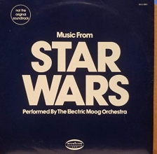 Cover art for Music From Star Wars Performed by the Electric Moog Orchestra (1977 Vinyl Record)