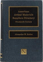Cover art for American Artists' Materials Suppliers Directory: 001 (The Conservation Series)