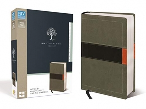 Cover art for NIV, Student Bible, Compact, Leathersoft, Gray/Green