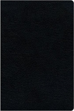 Cover art for NIV, Thinline Reference Bible, Bonded Leather, Black, Red Letter Edition, Thumb Indexed, Comfort Print