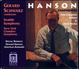 Cover art for Hanson: Symphonies, First Complete Edition and Other Works