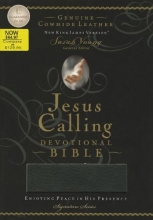 Cover art for Jesus Calling Devotional Bible: Enjoying Peace in His Presence, New King James Version