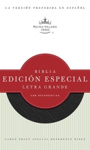 Cover art for RVR 1960 Biblia Letra Grande Edicin Especial con Referencias, negro piel fabricada (Spanish Edition)