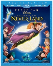 Cover art for Peter Pan: Return to Never Land  (Blu-ray / DVD / Digital Copy)