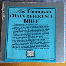 Cover art for Thompson Chain Reference Bible Workbook Edition Fourth Improved Edition (KJV)