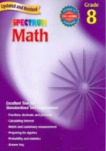 Cover art for Spectrum Math, Grade 8