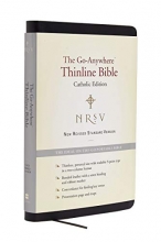 Cover art for NRSV Go-Anywhere Thinline Bible Catholic Edition (Bonded Leather Black)