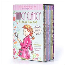 Cover art for Nancy Clancy 8 Book Boxed Set, Books 1-7 PLUS My Secret Diary, Bookmark and Door Hanger