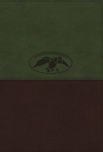 Cover art for NKJV, Duck Commander Faith and Family Bible, Leathersoft, Green/Brown