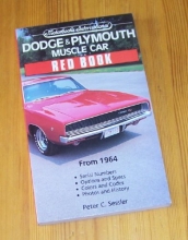 Cover art for Dodge & Plymouth Muscle Car Red Book (Motorbooks International Red Book Series)