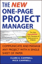 Cover art for The New One-Page Project Manager: Communicate and Manage Any Project With A Single Sheet of Paper