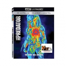 Cover art for The Predator 4k UHD + Blu Ray + Digital + Limited edition 36 page The Art of the Hunt Gallery Book