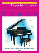 Cover art for Alfred's Basic Piano Library Lesson Book, Bk 4