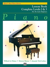 Cover art for Alfred's Basic Piano Library: Piano Lesson Book, Complete Levels 2 & 3 for the Later Beginner (Alfred's Basic Piano Library)