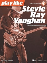 Cover art for Play like Stevie Ray Vaughan: The Ultimate Guitar Lesson Book with Online Audio Tracks