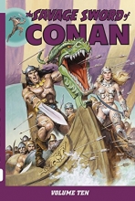 Cover art for The Savage Sword of Conan Volume 10