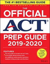 Cover art for The Official ACT Prep Guide 2019-2020, (Book + 5 Practice Tests + Bonus Online Content)