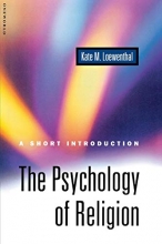 Cover art for The Psychology of Religion: A Short Introduction (Short Introduction S)