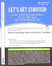 Cover art for MindTap Psychology, 1 term (6 months) Printed Access Card for Weiten's Psychology: Themes and Variations, 10th
